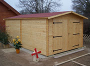 Garage en bois